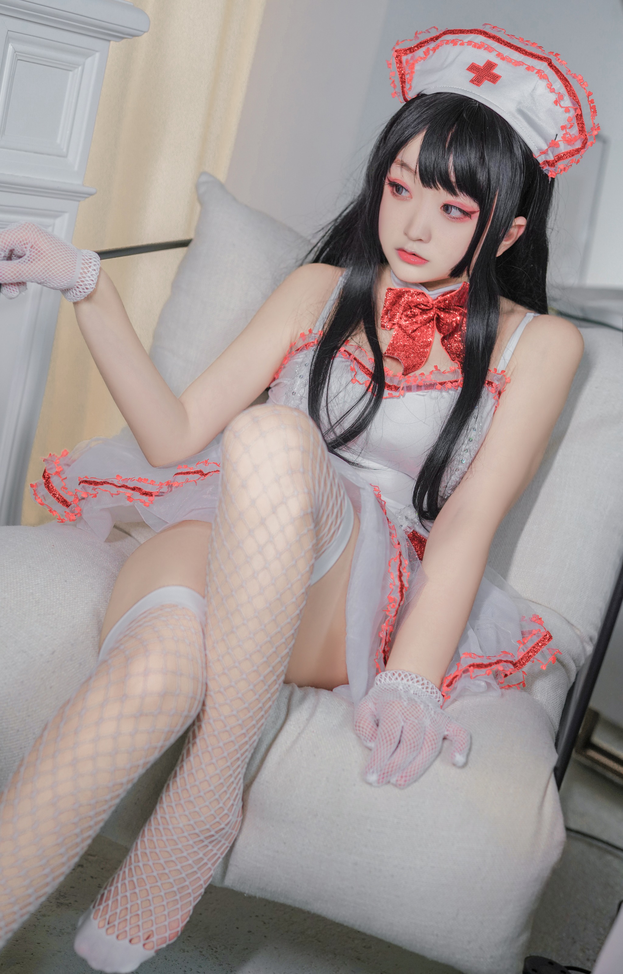 图片[1]-恩田直幸 – NO.003 蕾丝护士 [42P]-XikXak